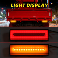 Feu arrière LED 10-30V pour camion et remorque, lumière bicolore avec clignotant, lampe automobile, feu stop de tracteur
