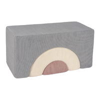 Blocs d'empilage en éponge arc-en-ciel pour tout-petits, taille et couleur personnalisées OEM/ODM, jouet d'intérieur Montessori pour la vente en gros