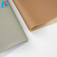 Tissu en cuir synthétique PU, matériau en cuir véritable pour canapé