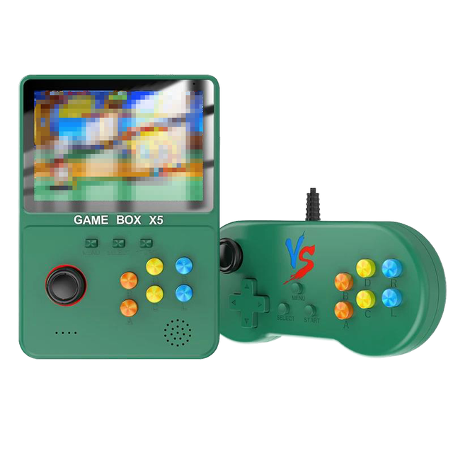 X8 Portable Retro Classic Handheld Game Console 4 Inch Screen 64GB Dual Joystick Simulators for Kids