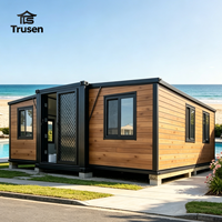 Maisons préfabriquées en acier respirant et extensible de 20 pieds pour fabricants de maisons, unités d'habitation complémentaires, prêtes à l'emploi, pour usage en villa