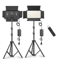 Lampe vidéo Portable photographie panneau lumineux avec trépied de 1.6m pour Studio maquillage Led anneau remplissage éclairage photographique