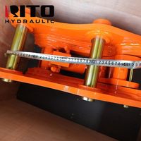 Attache rapide pour excavatrice RITO R55-7 R60-5 R60-9, attache rapide hydraulique, attache rapide industrielle pour excavatrice à vendre