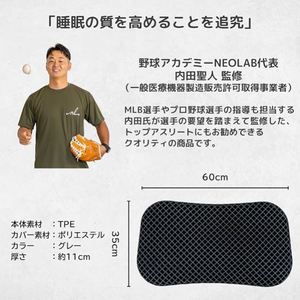 3D Collaborative Developed with Top Athletes for Instant Sleep Tpe Gel <b>Pillow</b> with Original Cover - Product Image 3