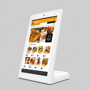 Espositore da Tavolo LED con Display Digitale, Supporto Menu Bifacciale Ricaricabile Wireless in Acrilico per Ristoranti e Negozi - Product Image 2