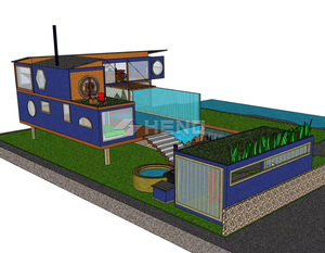 Villas Prefabricadas Modernas <span class=keywords><strong>de</strong></span> Acero Ligero para <span class=keywords><strong>Vacaciones</strong></span>, <span class=keywords><strong>Casa</strong></span> Contenedor, Hotel <span class=keywords><strong>de</strong></span> Lujo <span class=keywords><strong>con</strong></span> <span class=keywords><strong>Piscina</strong></span> - Product Image 4