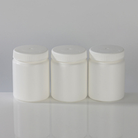 Bouteille de complément alimentaire en plastique HDPE de 50 ml sans BPA, qualité alimentaire, avec bouchon à clapet