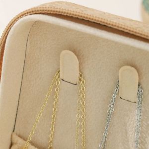 Eco Friendly Waterproof Cork Portable Storage <b>Box</b> Travel Earrings Ring Necklace Jewelry Cosmetics Organizer Bag - Product Image 3
