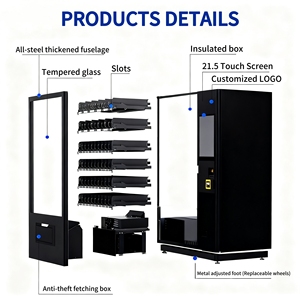 Máy nước giải khát giá rẻ Sản phẩm ăn nhẹ và uống Máy bán hàng tự động cho thực phẩm và nước uống đồ ăn nhẹ máy ảnh và hệ thống thanh toán - Product Image 2