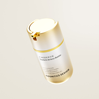 Vente en gros de flacons pompe sans air AS de 50 ml avec interrupteur, design à fond rond pour l'emballage cosmétique