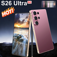 Smartphone S26 Ultra CDMA 4G Original, Resistente al Polvo, Económico y Popular, Pantalla de 7.3 Pulgadas y 120Hz, 16GB+1TB de Almacenamiento, Quad Core MTK, 108MP