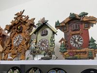 Reloj de Pared de Cuco Vintage Hecho a Mano de Resina, Personalizable, Popular en Alemania, con Sonido de Pájaros, en Oferta