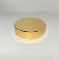 Capuchon en aluminium doré oxydé de 38 mm, couvercle en aluminium doré pour pot de crème