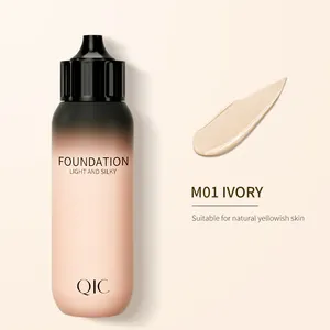 OEM ODM SPF 35 Foundation Concealer tahan lama tahan air pelembab Mineral Matte cakupan penuh Alas Bedak Cair