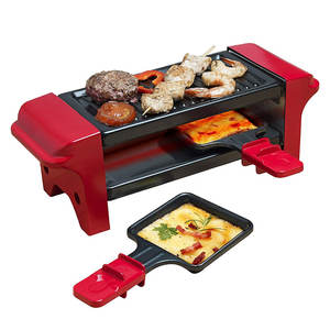 Aifa BBQ <span class=keywords><strong>Raclette</strong></span> Grill électrique Hot Pot Grill <span class=keywords><strong>Raclette</strong></span> Grill avec fondue Pot pour <span class=keywords><strong>12</strong></span> personnes Surface de cuisson antiadhésive - Product Image 5