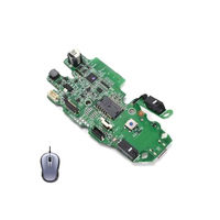 Carte PCBA de souris sans fil avec circuit imprimé de 1,0 mm, capteur basse consommation en cuivre de 0,5 oz pour souris d'ordinateur Bluetooth de bureau