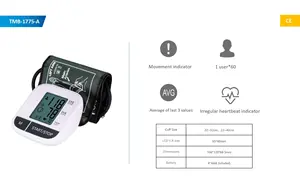 Dispositivo de monitoramento de pressão arterial, dispositivo de transtek ce digital de lcd, tensiometro doméstico, com indicador irregular de batimento cardíaco