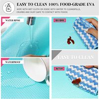 Tapis de bureau réutilisable en EVA, tapis de protection pour tiroir, tapis moderne anti-huile, anti-humidité, imperméable, tapis de protection pour vaisselle, tapis de protection pour étagère de cuisine