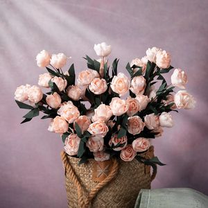 MW09918 Fleurs Artificielles <span class=keywords><strong>Mini</strong></span> Rose <span class=keywords><strong>Tige</strong></span> EVA Mousse Rose Décoration de Fête de Mariage - Product Image 1