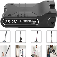 Alat listrik baterai untuk penyedot debu XBAT200 25.2V 3.0Ah baterai Lithium Ion 21700 paket baterai lithium tingkat tinggi