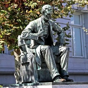 Giardino all'aperto a grandezza naturale famosa figura umana scultura in bronzo <span class=keywords><strong>presidente</strong></span> e senza paura statua della ragazza - Product Image 5