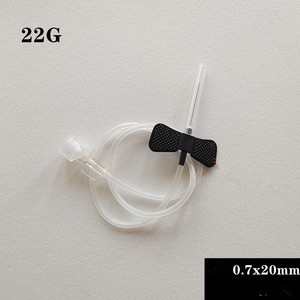 เข็มเจาะเลือดแบบใช้แล้วทิ้งชนิดผีเสื้อ สำหรับเก็บตัวอย่างเลือดสุญญากาศ ใช้ครั้งเดียวสำหรับสัตวแพทย์  ขนาด 21g - Product Image 2