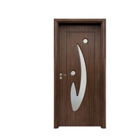 Portes et fenêtres en bois massif et PVC de style américain moderne avec surface finie, accessoires de haute qualité, étanches, garantie 5 ans