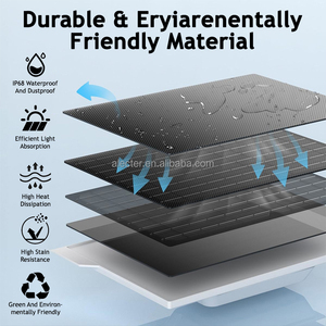 <b>Foldable</b> <b>Solar</b> <b>Panel</b> 200W Monocrystalline ETFE Black IP65 Outdoor Power Supply for RV Emergency Use - Product Image 4
