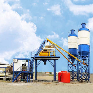 โรงงานผสมคอนกรีตเดมม่า ระบบควบคุมการผลิตด้วย PLC พร้อมไซโลซีเมนต์และระบบผสม - Product Image 5