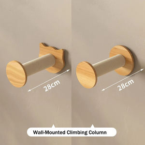 Estante de escalada para gatos de madera maciza, respetuoso con el medio ambiente, plataforma de trampolín de pared para gatos personalizada <span class=keywords><strong>DIY</strong></span>, cápsula espacial, nido de gato para interiores - Product Image 6