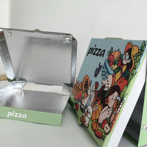 Fornitura Diretta dalla Fabbrica Scatola per <span class=keywords><strong>Pizza</strong></span> Personalizzata in Cartone Ondulato e Alluminio da 7 8 9 10 12 22 24 30 33 Pollici - Product Image 3