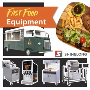 Remolque de cocina de comida rápida personalizado de Shinelong, remolque de comida con cocina completa