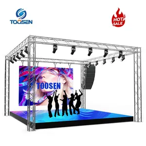Miglior prezzo di fabbrica Toosen P1.5 P1.9 P2.6 P2.9 P3.9 chiesa sfondo palcoscenico a colori schermo a Led per interni esterni schermo a Led