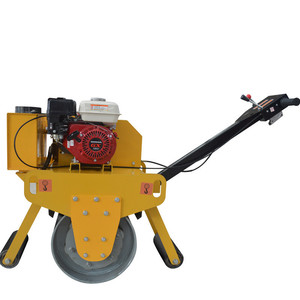 Rodillo Autopropulsado Pequeño de Doble Rueda de Alta Calidad con Motor Diésel de 600 Kilogramos en Venta - Product Image 2