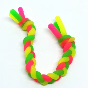 Soft TPR Stretchy Noodle <b>Fidget</b> String Toy for Kids and Adults Squishy Decompression Play Stress Relief Sensory Gift - Product Image 5