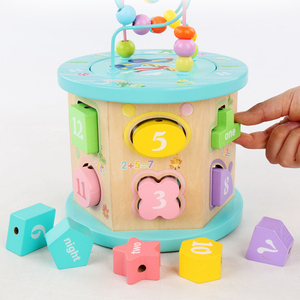 Jouets mathématiques Montessori en bois pour enfants, Abacus multifonctions, perles, jeux éducatifs précoces pour enfants - Product Image 2