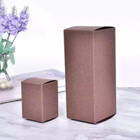 Boîte en carton pliable rectangulaire vierge personnalisée pour emballage de cosmétiques et articles de première nécessité, impression couleur