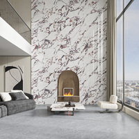 Dalles de pierre frittée polies effet marbre colorées pour cuisine, 1200x2400mm, pour villas de luxe, appartements, salons et salles à manger