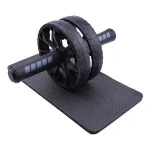 Durable Portable Strength Training Core Workouts Fitness Equipment Abdominal Training Two-wheel Mute Exercises Wheel