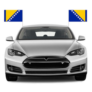 Drapeau de <span class=keywords><strong>voiture</strong></span> promotionnel de Bosnie-Herzégovine de taille personnalisée 12x18 Drapeau de fenêtre de <span class=keywords><strong>voiture</strong></span> anti-rides à séchage rapide en polyester personnalisé - Product Image 4