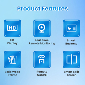 Marco Digital para Fotos y Videos YINGTOUCH de 32 Pulgadas, Marco de Madera con Pantalla Táctil HD, Marco para Arte, Fotos y Señalización, con WiFi y <span class=keywords><strong>Video</strong></span> - Product Image 4
