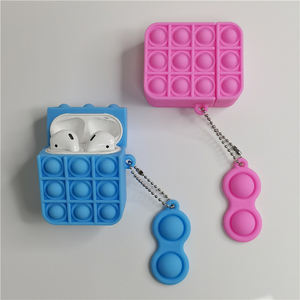 Bagsplaza Reliver Stress Sauté Il Bouger Jouets Push Bulles Écouteurs Cas De Protection Coque Souple En Silicone Cas Pour <span class=keywords><strong>Airpods</strong></span> 1 2 - Product Image 5