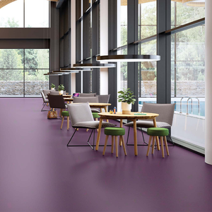 Rollo de suelo de linóleo de vinilo de PVC antideslizante, rollo de suelo de vinilo de Pvc de superficie pura de 2 mm <span class=keywords><strong>para</strong></span> cocina, escuela, sala de estar, autobús - Product Image 2