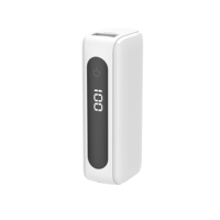 Mini banque d'alimentation 5000mAh personnalisée en usine écran LCD double LED de type C 20W chargeur de batterie 21700 de petite taille mince Micro USB