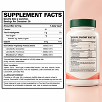Gummies probiotiques pour femmes favorisant l'équilibre de la microbiote vaginale, pour la santé féminine, 60 unités, ODM/OEM, HALAL