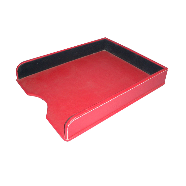 Поднос-держатель для бумаги А4 из искусственной кожи оптом