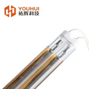 ยูฮุย IRP007 415V 2500W หลอดอินฟราเรดคลื่นกลางแบบเคลือบทองคู่สำหรับเครื่องพิมพ์ไฮเดลเบิร์ก SM102 - Product Image 3