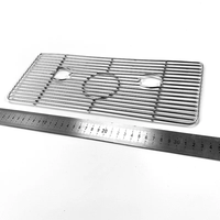 Grille de cuisson professionnelle en fil d'acier inoxydable, grille de remplacement pour four et barbecue, antirouille, antiadhésive, support polyvalent