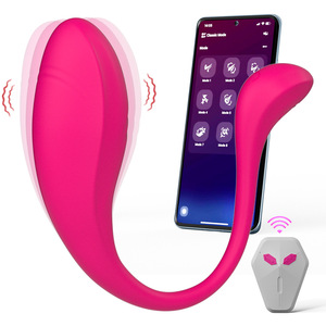 รีโมทคอนโทรล APP เครื่องสั่น 20 ระดับความถี่ กันน้ำ IPX7 อุปกรณ์ช่วยตัวเองสำหรับผู้หญิงแบบสวมใส่ได้ในตัว - Product Image 5