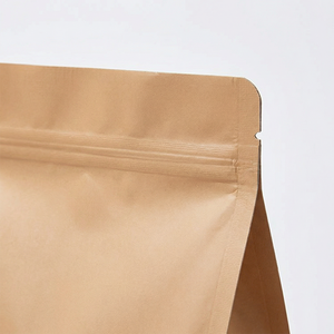Custom Printed Eco-Friendly Recyclable PET+VMPET/AL+PE Moisture Proof Brown Paper Zipper Stand-Up Pouch for Pet Food Packaging - Product Image 5